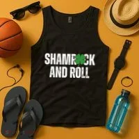 Shamrock And Roll St Patricks Day Tank Top thumb 4