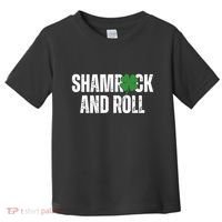 Shamrock And Roll St Patricks Day Toddler T-Shirt thumb 0
