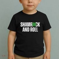 Shamrock And Roll St Patricks Day Toddler T-Shirt thumb 2