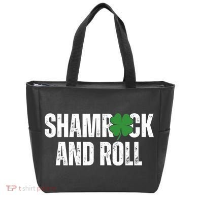 Shamrock And Roll St Patricks Day Tote Bag