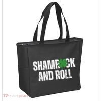 Shamrock And Roll St Patricks Day Tote Bag thumb 2