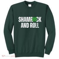 Shamrock And Roll St Patricks Day Sweatshirt thumb 0