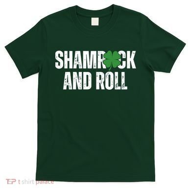 Shamrock And Roll St Patricks Day T-Shirt