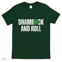 Shamrock And Roll St Patricks Day T-Shirt thumb 0