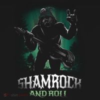Shamrock And Roll Irish Rock Music Monster T-Shirt thumb 7