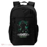 Shamrock And Roll Irish Rock Music Monster Backpack thumb 0