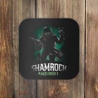 Shamrock And Roll Irish Rock Music Monster Coaster thumb 0