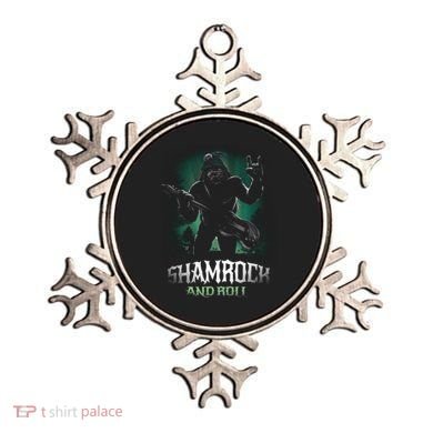 Shamrock And Roll Irish Rock Music Monster Ornament