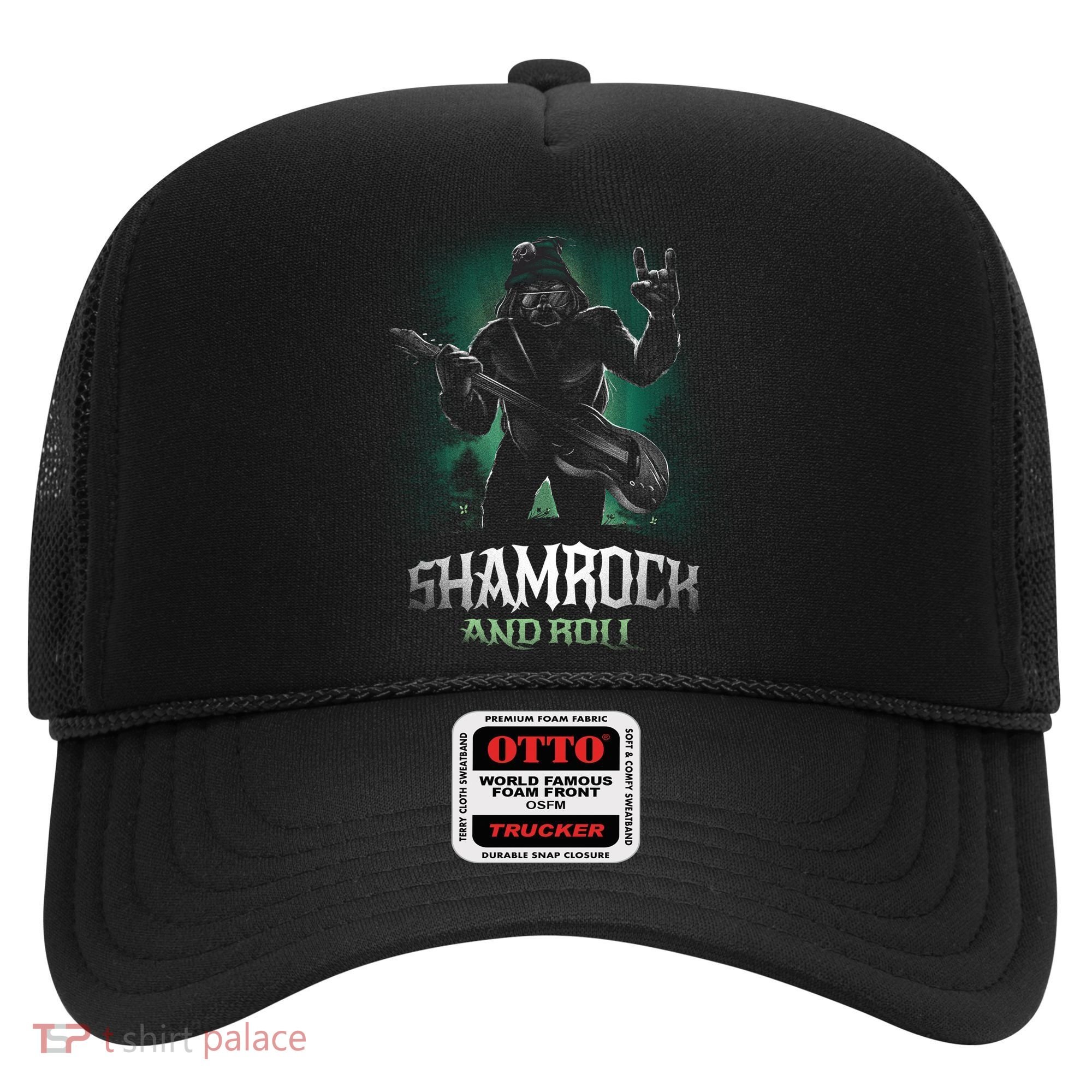 Shamrock And Roll Irish Rock Music Monster Hat