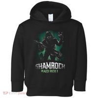 Shamrock And Roll Irish Rock Music Monster Toddler Hoodie thumb 0
