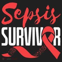 Sepsis Awareness  Red Ribbon  Sepsis Survivor Beanie thumb 2