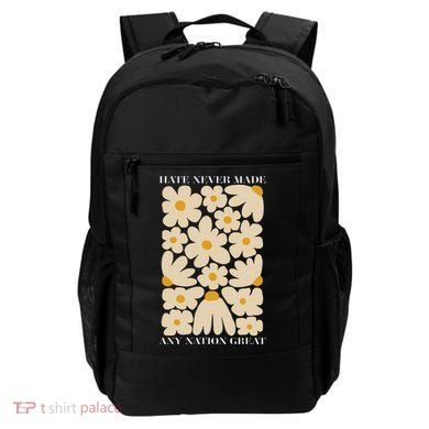 Subtle Anti-Trump Retro Boho Floral Feminist Resist Protest Backpack