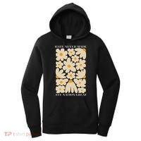 Subtle Anti-Trump Retro Boho Floral Feminist Resist Protest Women's Hoodie thumb 0