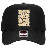 Subtle Anti-Trump Retro Boho Floral Feminist Resist Protest Hat thumb 0