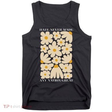 Subtle Anti-Trump Retro Boho Floral Feminist Resist Protest Tank Top