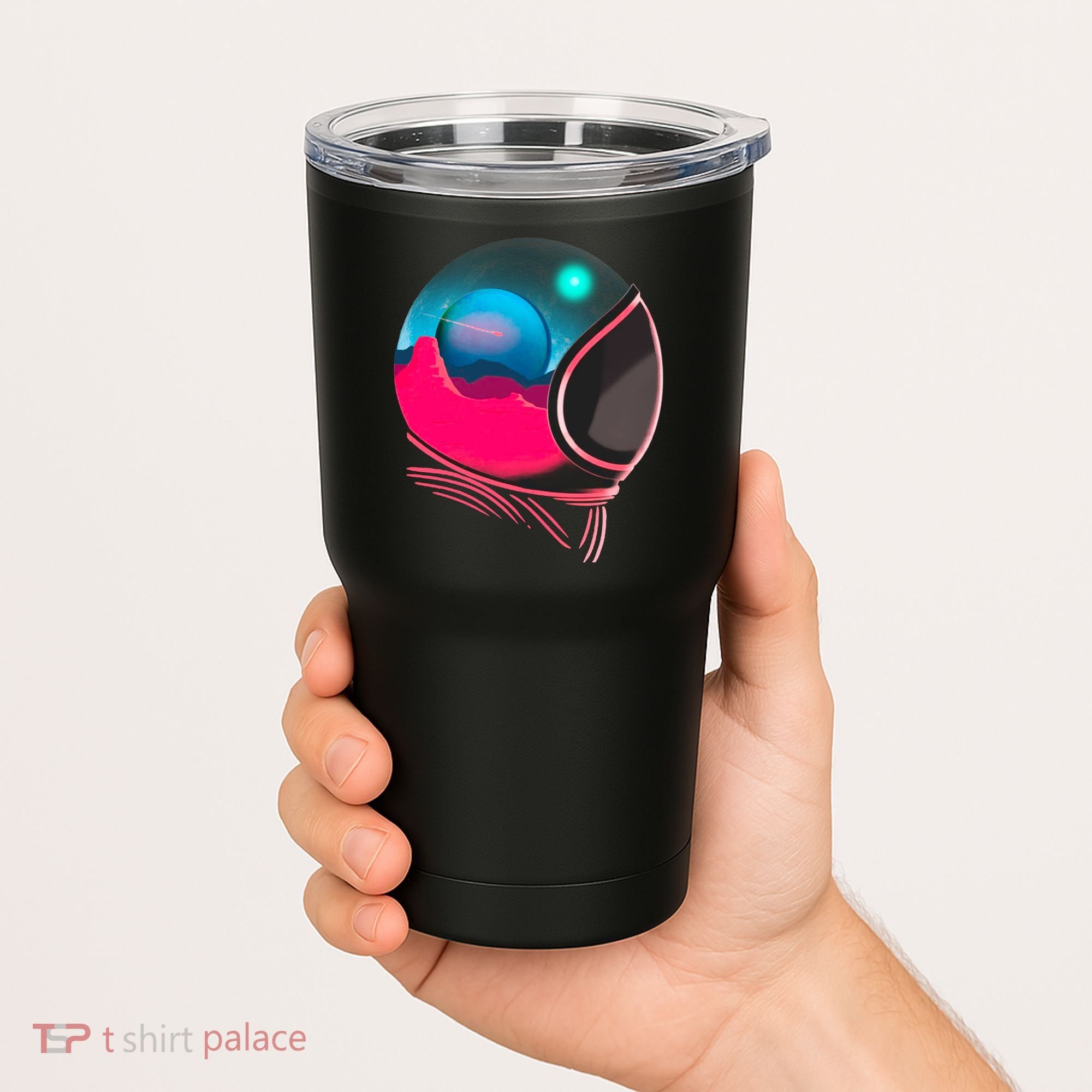 Space Adventure Red Planet Astronaut Tumbler