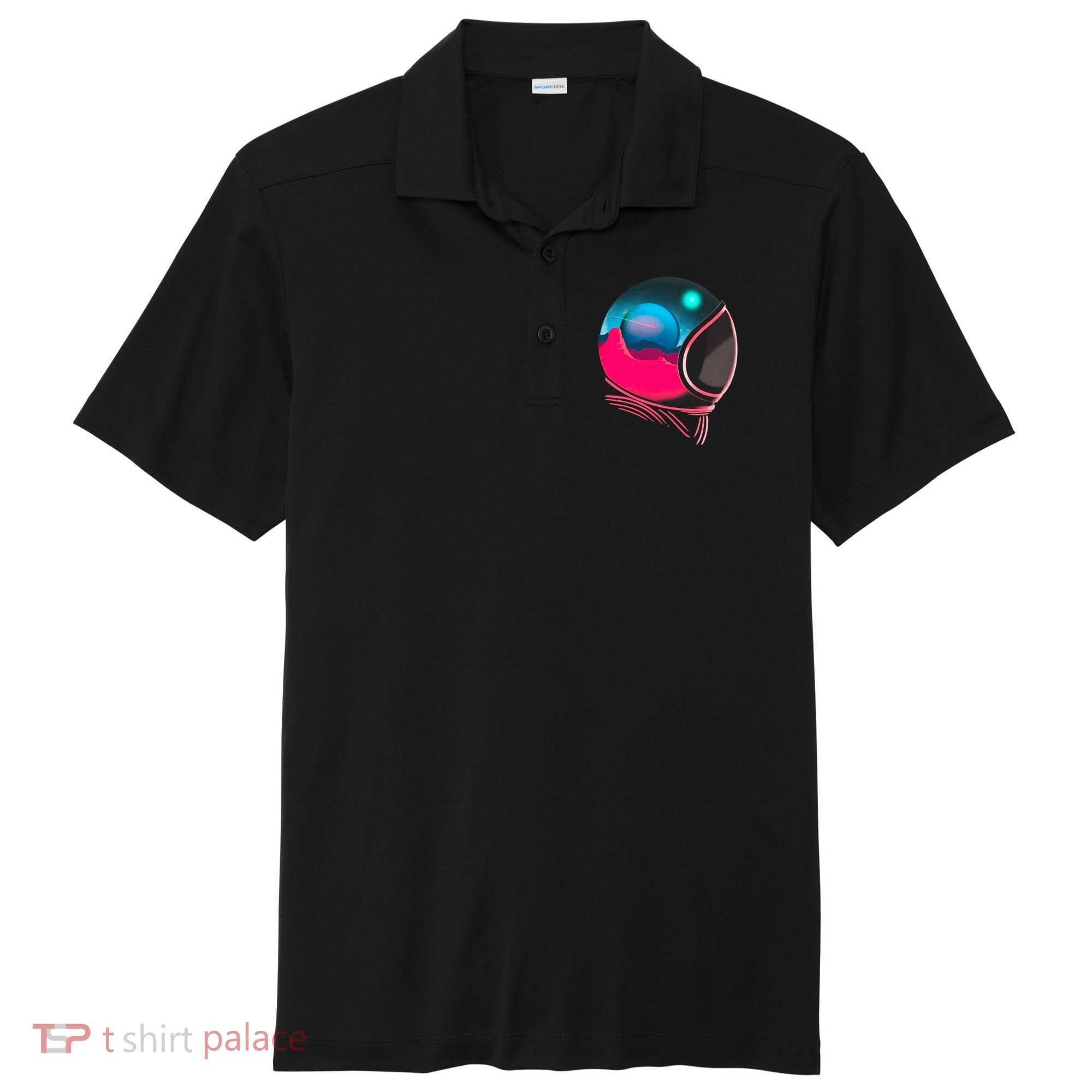 Space Adventure Red Planet Astronaut Sport-Tek Posi-UV Pro Polo