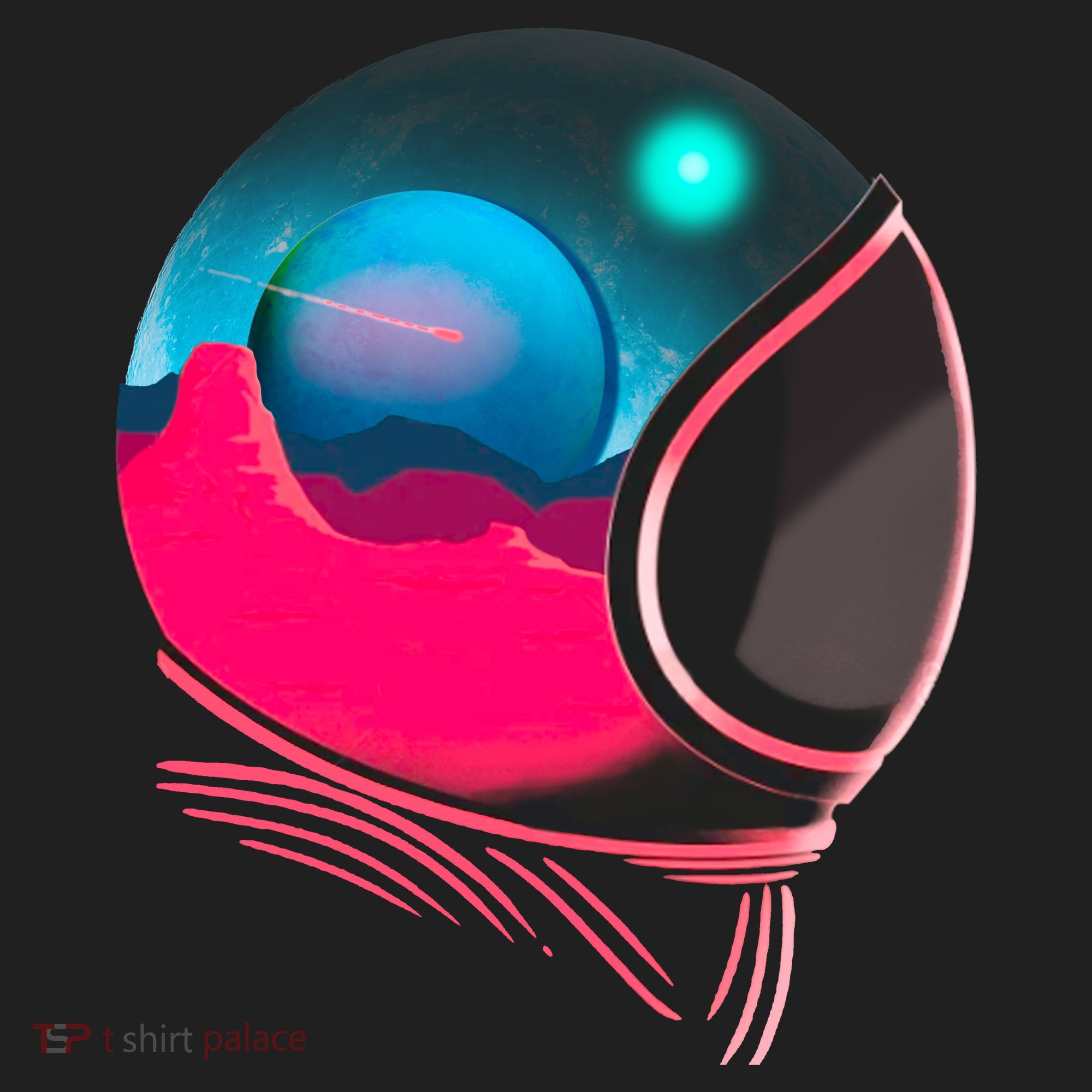 Space Adventure Red Planet Astronaut Sport-Tek Posi-UV Pro Polo
