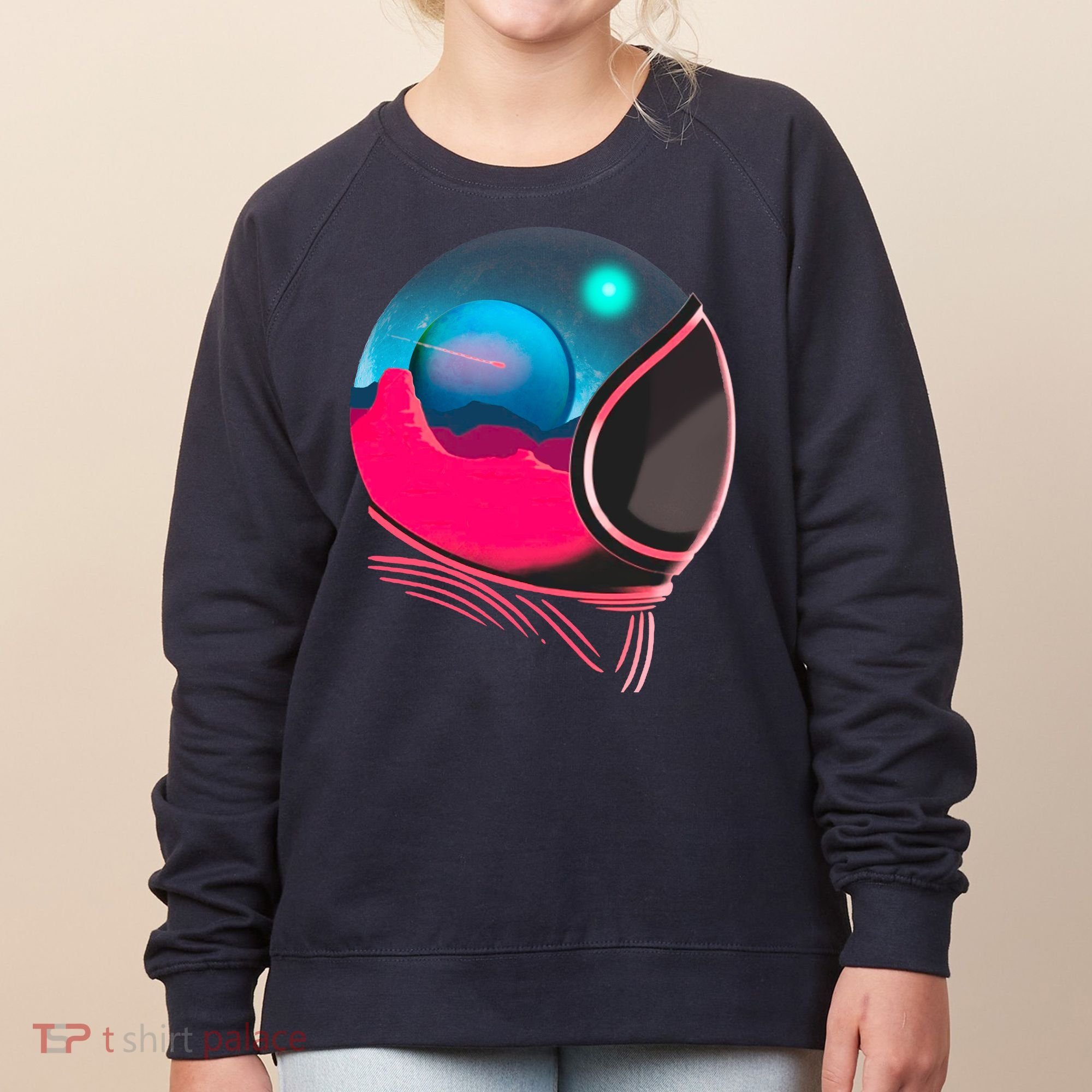 Space Adventure Red Planet Astronaut Women's Sweatshirt
