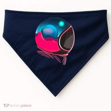 Space Adventure Red Planet Astronaut USA-Made Doggie Bandana