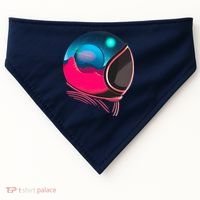 Space Adventure Red Planet Astronaut USA-Made Doggie Bandana thumb 0