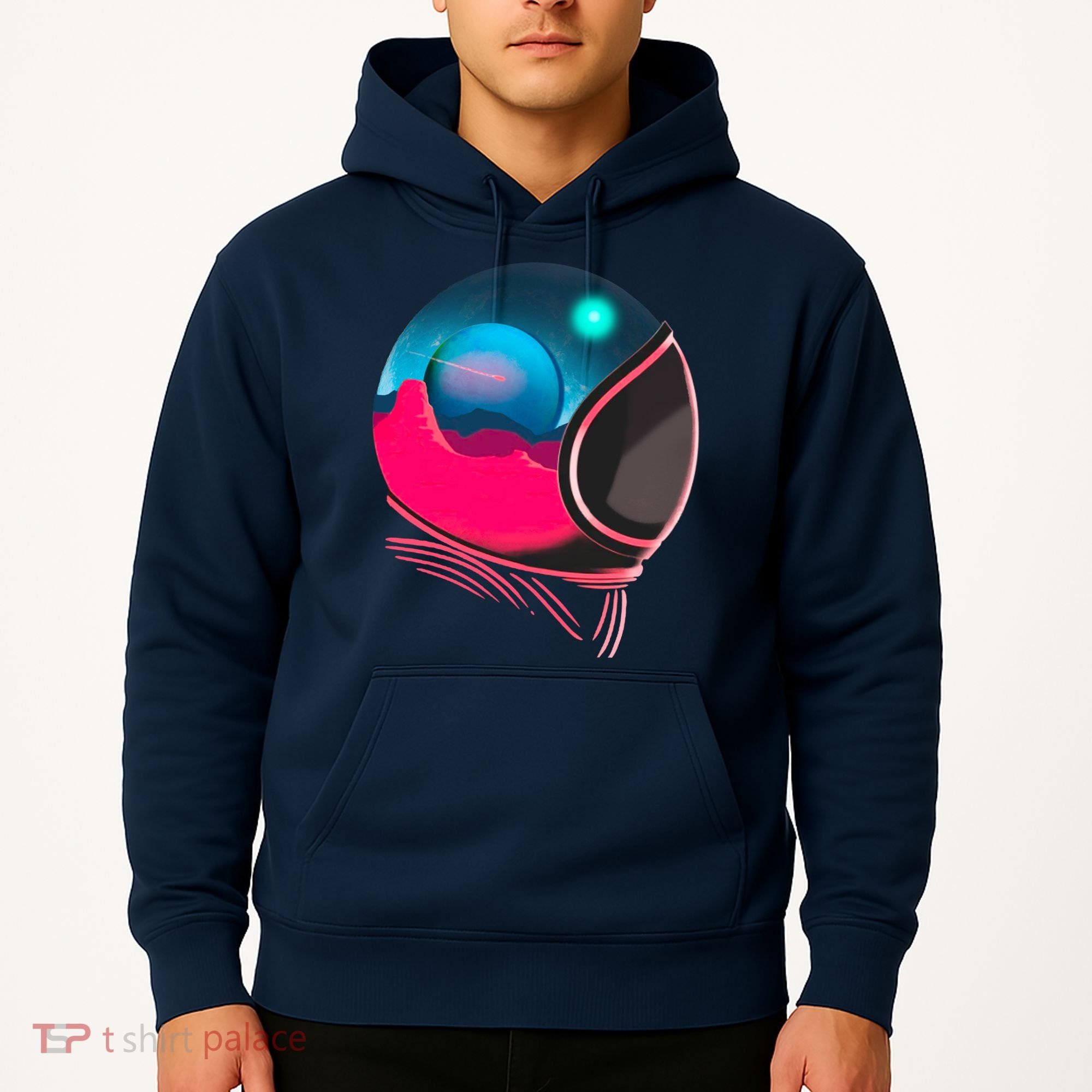 Space Adventure Red Planet Astronaut Hoodie