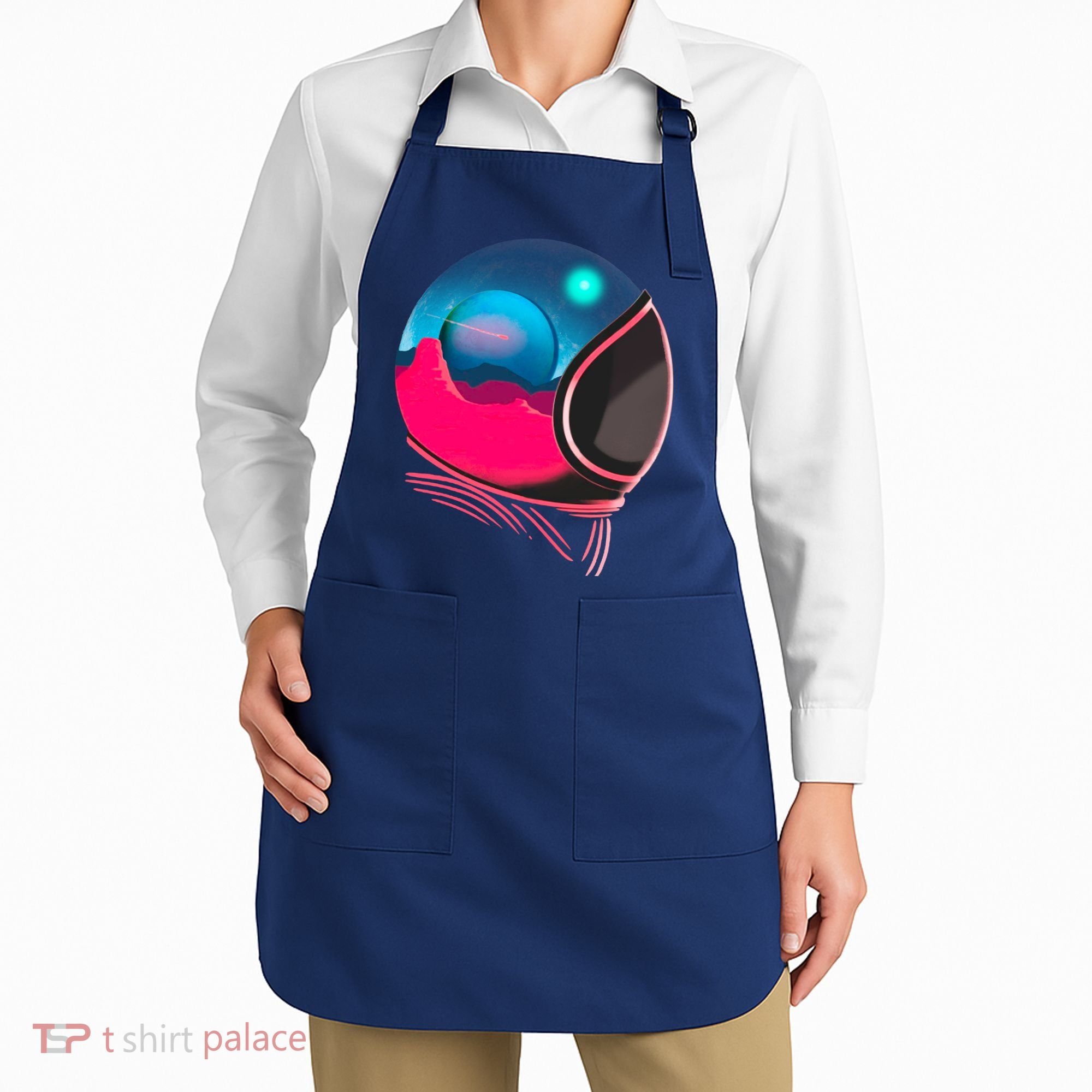 Space Adventure Red Planet Astronaut Apron