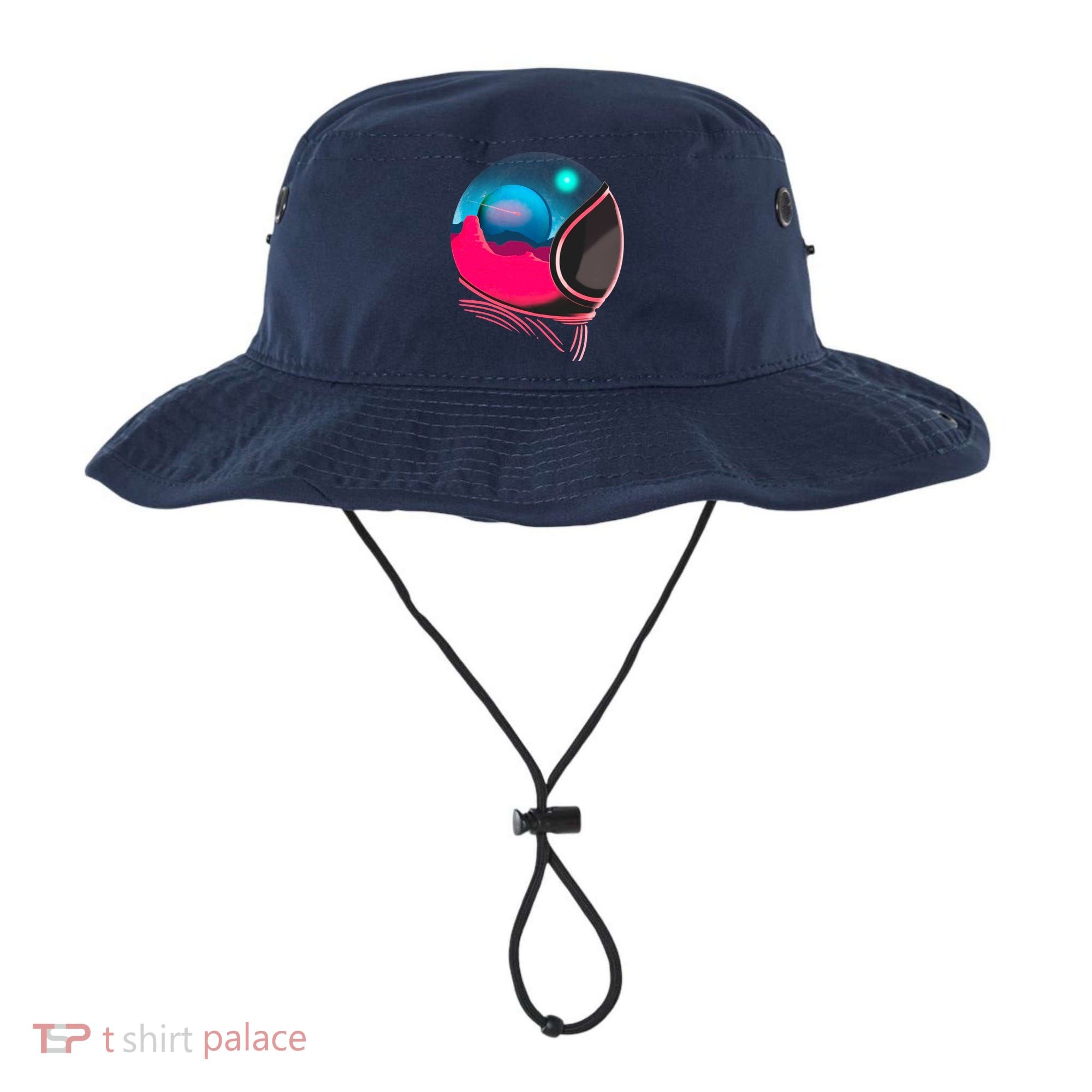Space Adventure Red Planet Astronaut Bucket Hat