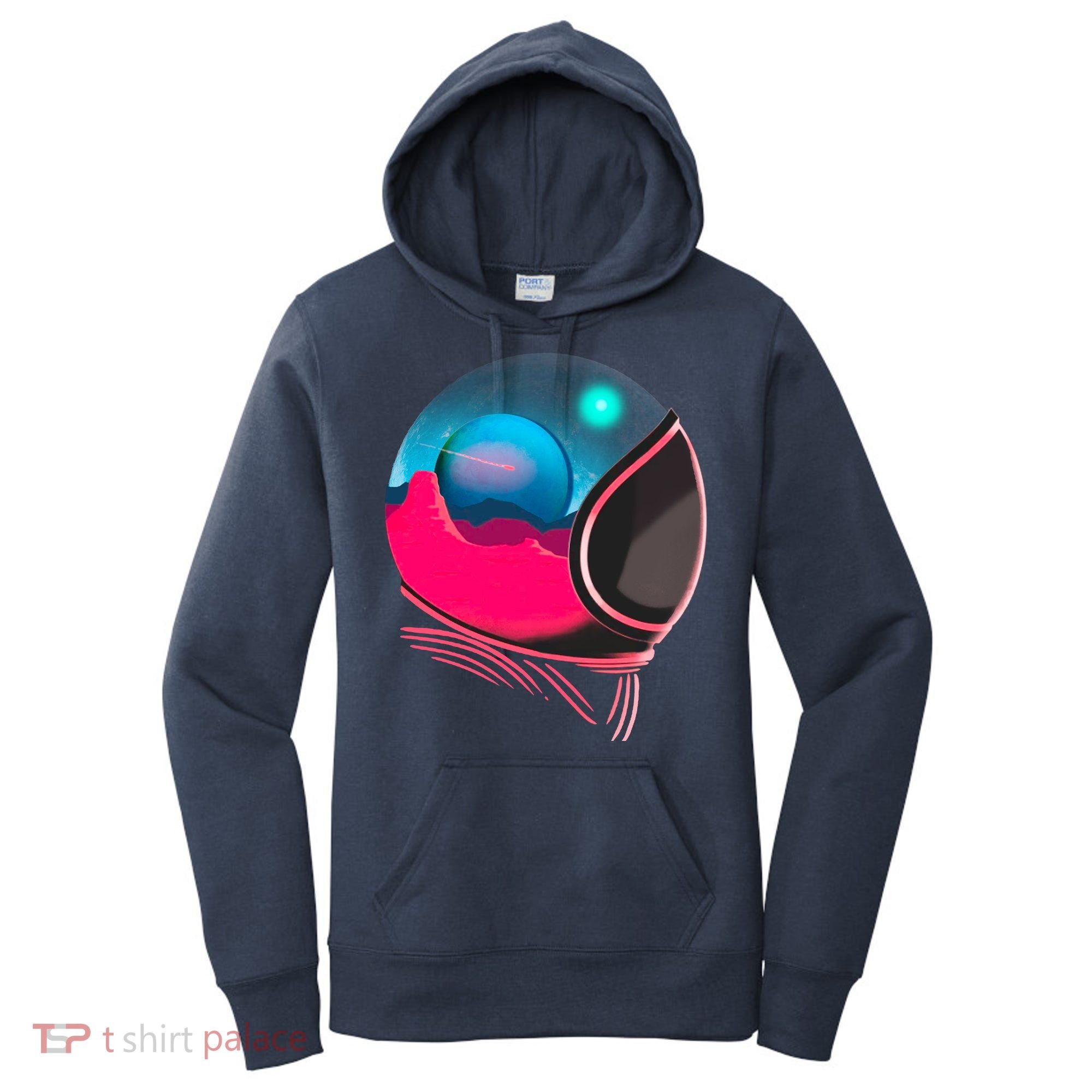 Space Adventure Red Planet Astronaut Women's Hoodie