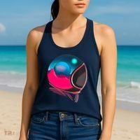 Space Adventure Red Planet Astronaut Women's Tank Top thumb 2