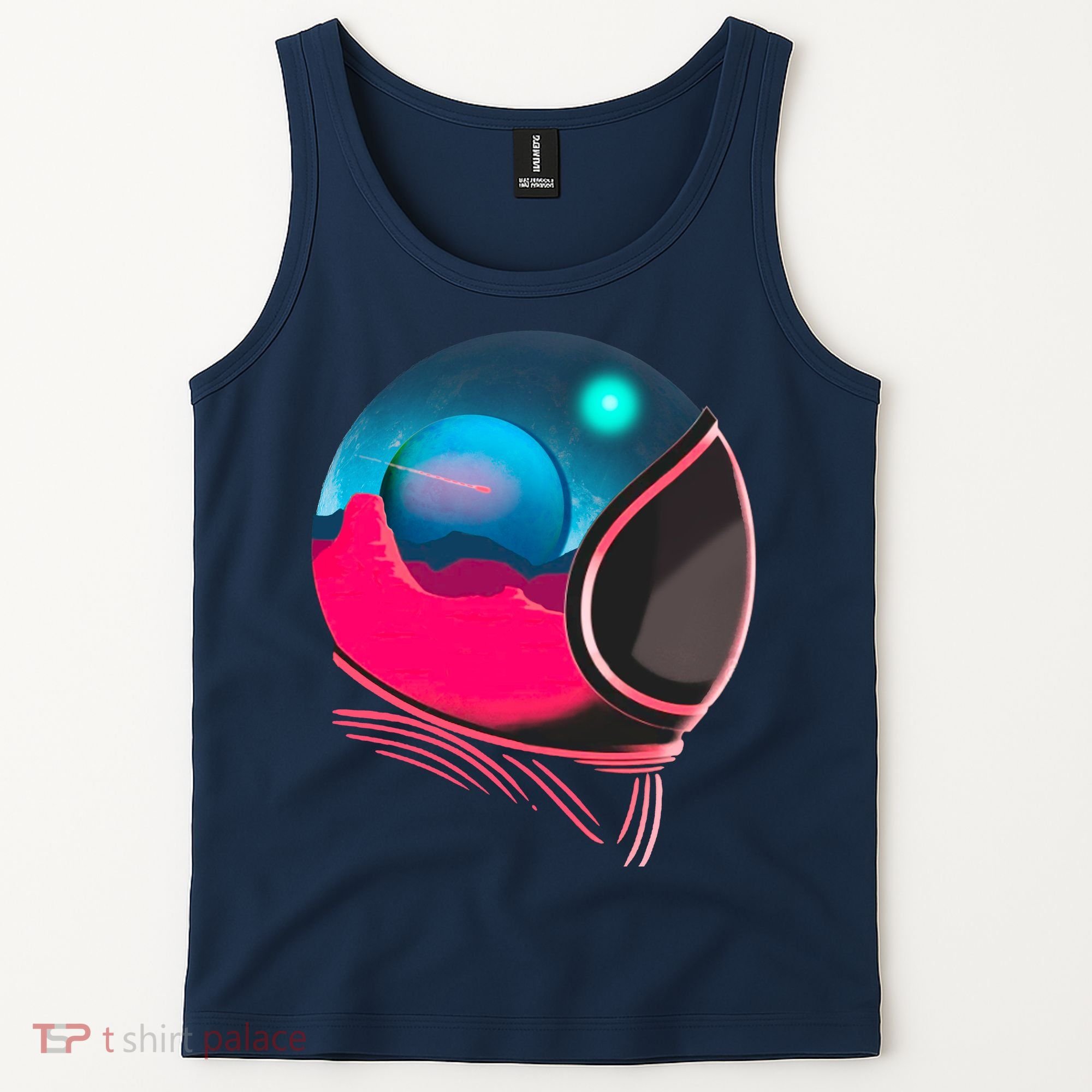 Space Adventure Red Planet Astronaut Tank Top
