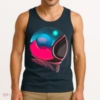 Space Adventure Red Planet Astronaut Tank Top thumb 3
