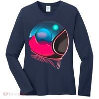 Space Adventure Red Planet Astronaut Women's Long Sleeve Shirt thumb 0