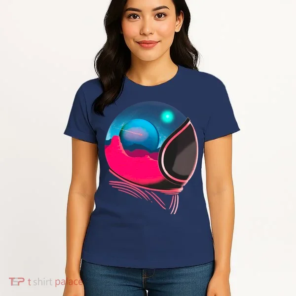 Space Adventure Red Planet Astronaut Women's T-Shirt