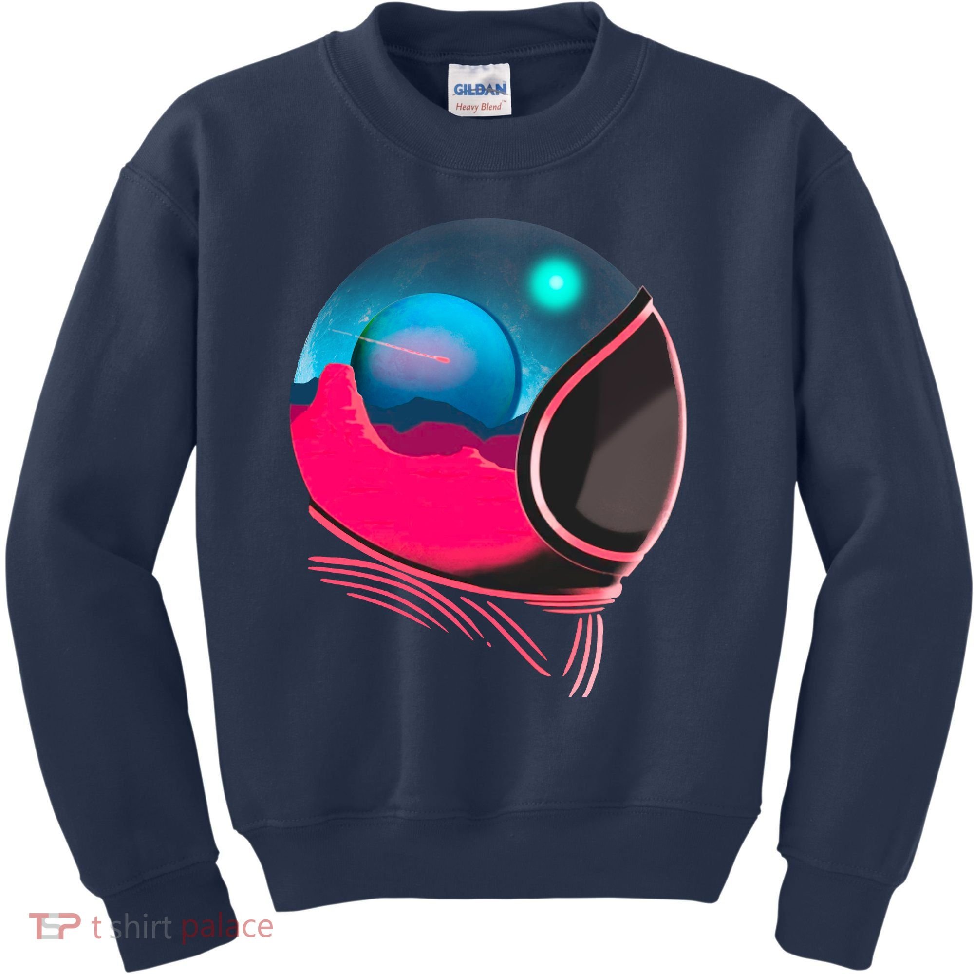 Space Adventure Red Planet Astronaut Kids Sweatshirt