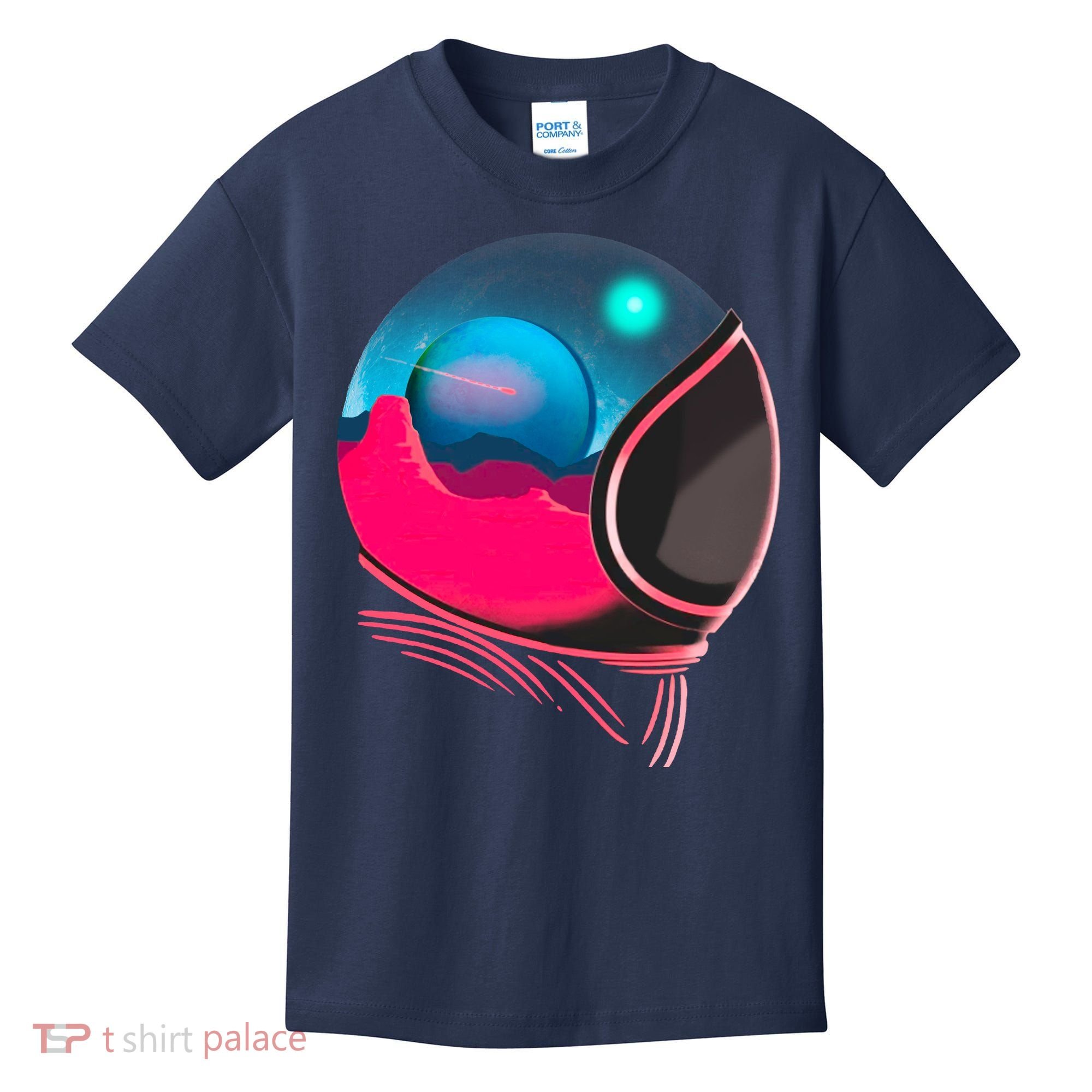 Space Adventure Red Planet Astronaut Kids T-Shirt