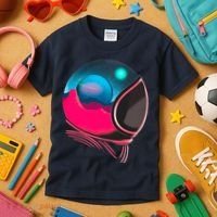 Space Adventure Red Planet Astronaut Kids T-Shirt thumb 3