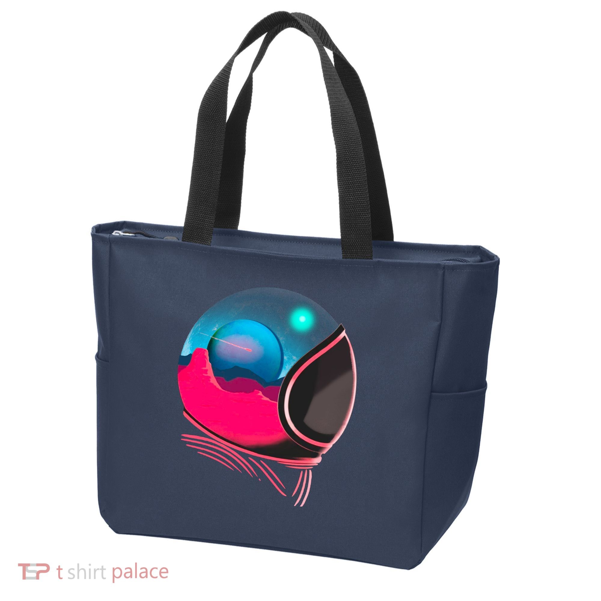 Space Adventure Red Planet Astronaut Tote Bag
