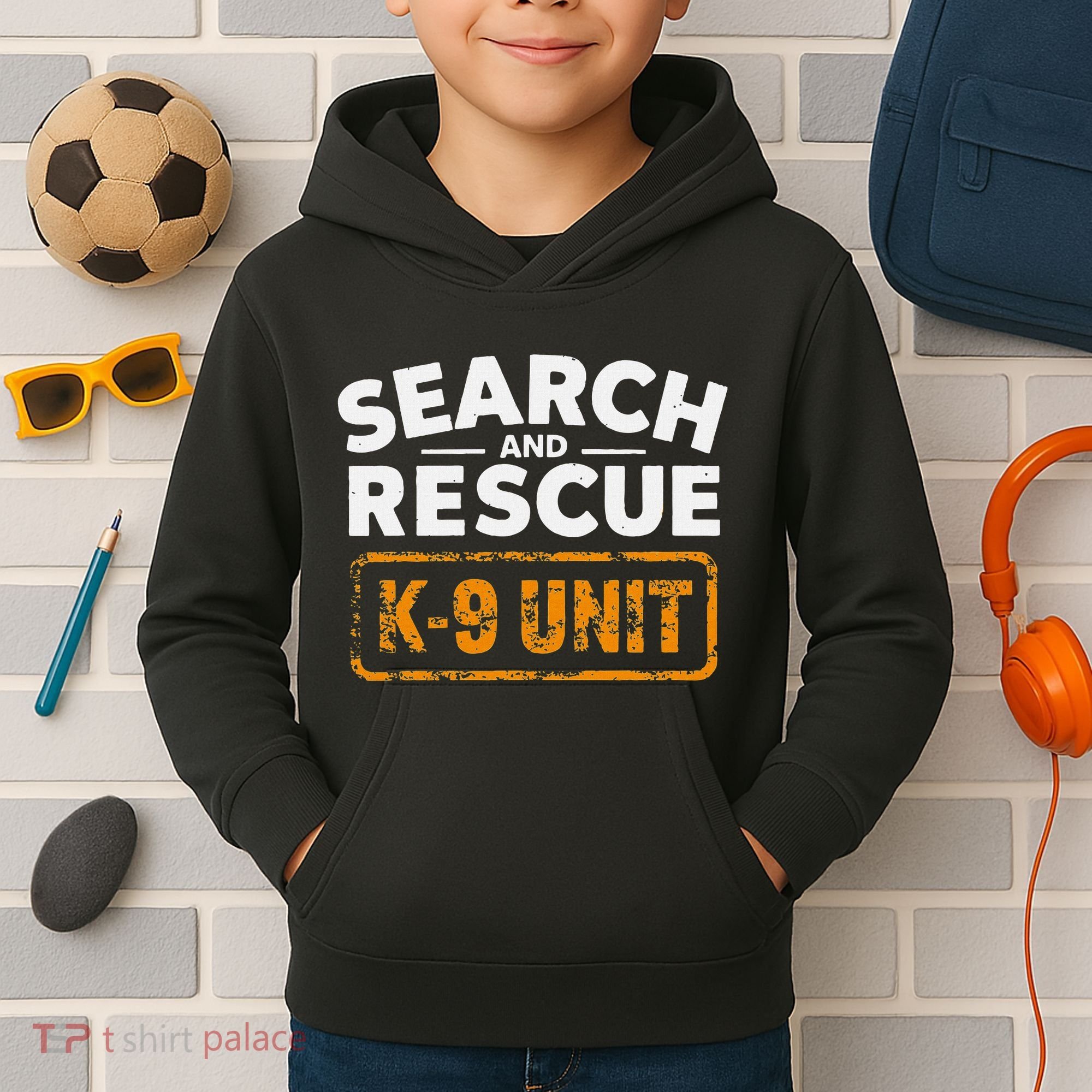 Search And Rescue Team Sar Emergency Response Kids Hoodie