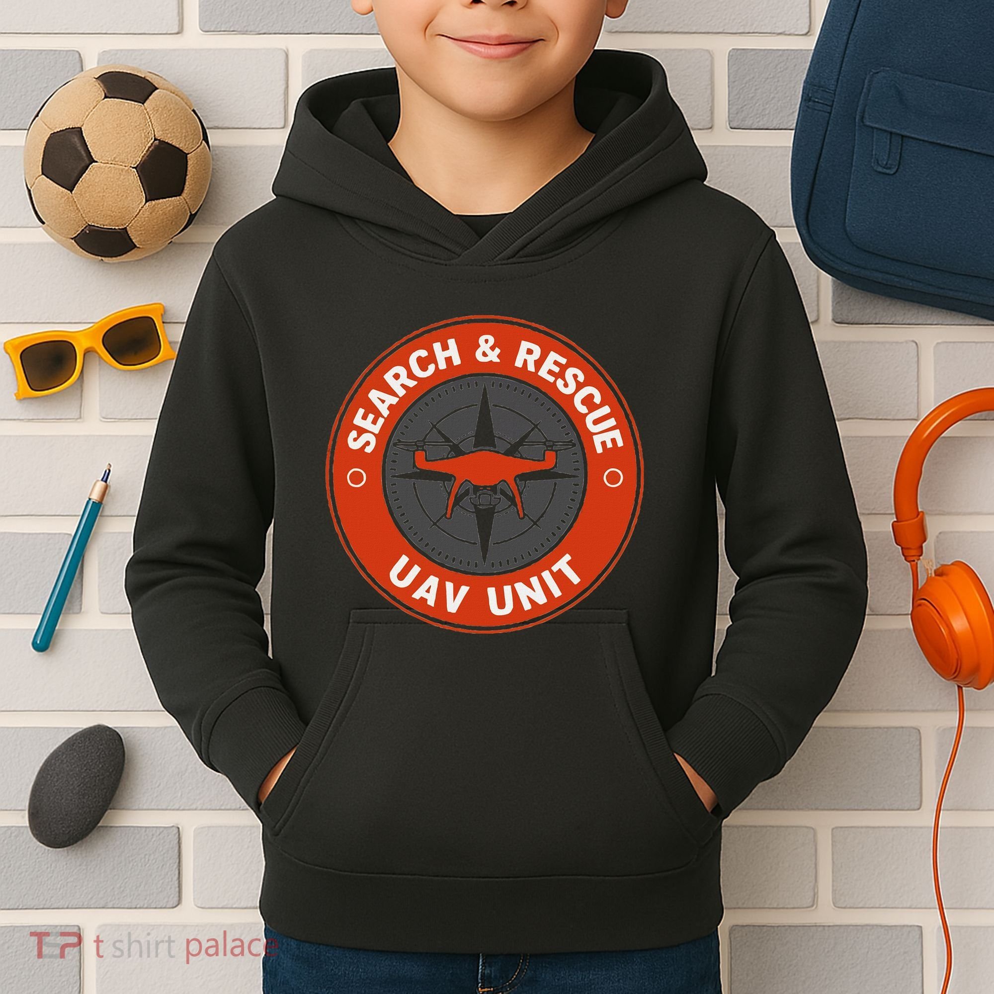 Search And Rescue Team Sar Emergency Response Kids Hoodie