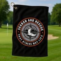 Search And Rescue Team Sar Emergency Response Golf Towel thumb 1
