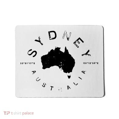 Sydney Australia Retro Vintage Graphic Mousepad