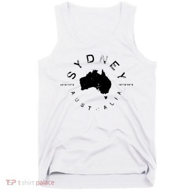 Sydney Australia Retro Vintage Graphic Tank Top