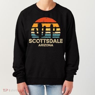 Scottsdale Arizona Retro Sunset Women's Sweatshirt