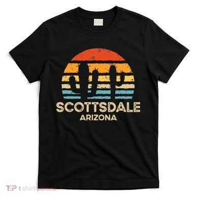 Scottsdale Arizona Retro Sunset T-Shirt