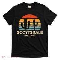 Scottsdale Arizona Retro Sunset T-Shirt thumb 0