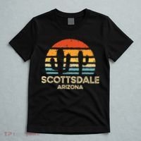 Scottsdale Arizona Retro Sunset T-Shirt thumb 5