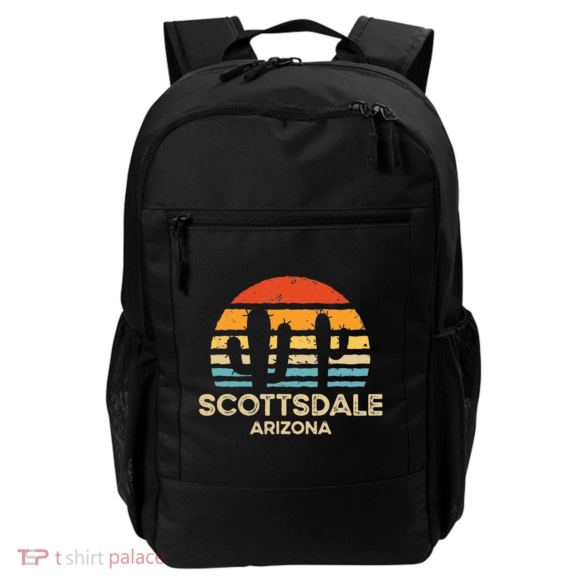 Scottsdale Arizona Retro Sunset Backpack