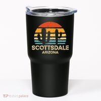 Scottsdale Arizona Retro Sunset Tumbler thumb 0
