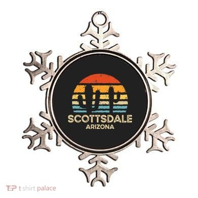 Scottsdale Arizona Retro Sunset Ornament